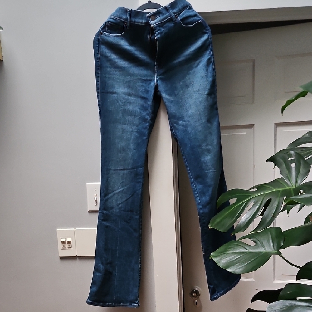 Lucky Brand Dark Blue Straight Leg Jeans